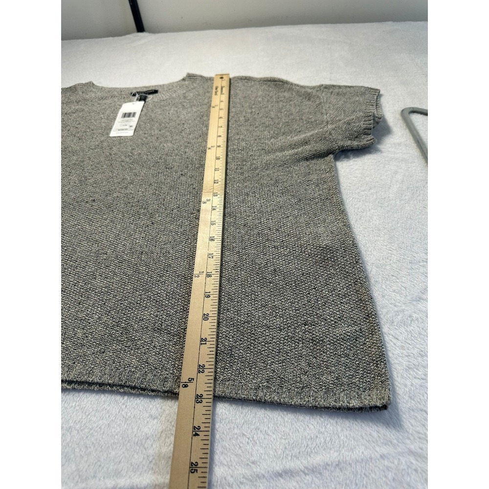 Eileen Fisher Silk Knit Box Top Women L Ash Grey NWT 100% Silk Relaxed Fit - Picture 3 of 8